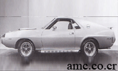 1971 AMC AMX 2 seater customized by Richard Teague